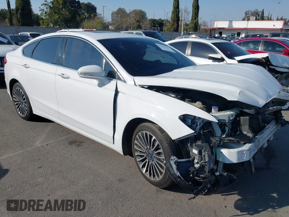 2018 Ford Fusion Titanium with VIN 3FA6P0RU0JR117158, listed as a IAAI auction lot 41435172 with 98,390 mi miles and . Bid and sale history available at DreamBid. Image 1.