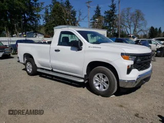2023 Chevrolet Silverado 1500 Work Truck with VIN 3GCNAAED8PG323593, listed as a Copart auction lot 53402475 with 1,828 mi miles and Clean Title. Bid and sale history available at carsss.com. Image 4.