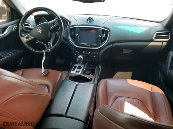 2015 Maserati Ghibli S Q4 with VIN ZAM57RTA7F1156917, listed as a Copart auction lot 66645593 with 92,750 mi miles. Bid and sale history available at carsss.com. Image 8.