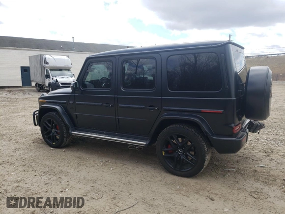 2024 Mercedes-Benz G 63 AMG with VIN W1NYC7HJ0RX504884, listed as a Copart auction lot 50609385 with 3,591 mi miles and Salvage Title. Bid and sale history available at DreamBid. Image 2.