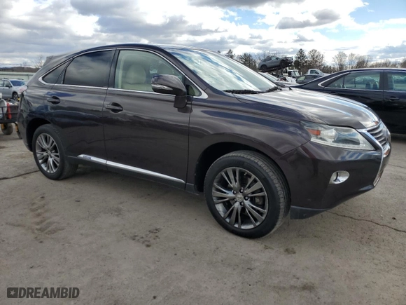2013 Lexus RX 450h with VIN JTJZB1BA4D2007618, listed as a Copart auction lot 44159195 with 114,782 mi miles and Clean Title. Bid and sale history available at carsss.com. Image 4.