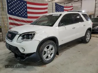 2009 GMC Acadia SLT1 with VIN 1GKER23D49J129330, listed as a Copart auction lot 58612534 with 196,003 mi miles and Non Repairable. Bid and sale history available at carsss.com. Image 1.