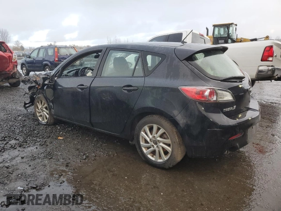 2013 Mazda 3 i Touring with VIN JM1BL1LP4D1841950, listed as a Copart auction lot 86142674 with Not provided miles and Salvage title. Bid and sale history available at DreamBid. Image 2.
