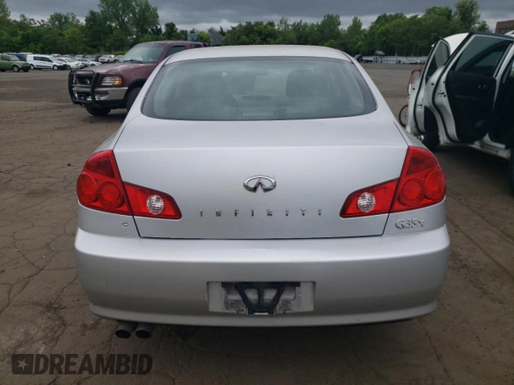 2006 Infiniti G35 z VIN JNKCV51F26M616815, wystawiony jako Copart lot #57521415 z przebiegiem 115 490 mil mil oraz Szkoda całkowita • Salvage title. Historia ofert i sprzedaży dostępna na DreamBid. Obrazek 6.