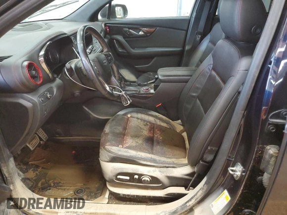 2020 Chevrolet Blazer RS with VIN 3GNKBKRS2LS567270, listed as a Copart auction lot 46667955 with Not provided miles and Salvage title. Bid and sale history available at DreamBid. Image 7.