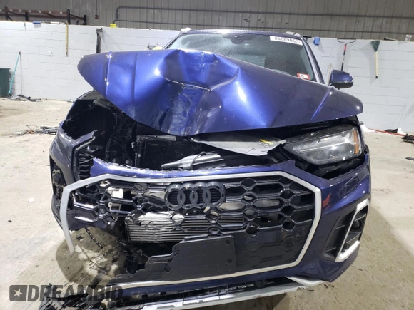 2023 Audi Q5 S line Prestige with VIN WA1FAAFY2P2163638, listed as a Copart auction lot 88689055 with 12,755 mi miles and Salvage Title. Bid and sale history available at carsss.com. Image 5.