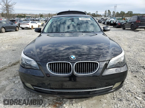 2008 BMW 5 Series 535i with VIN WBANW13598CZ78425, listed as a Copart auction lot 42094325 with 128,455 mi miles and Salvage Title. Bid and sale history available at carsss.com. Image 5.