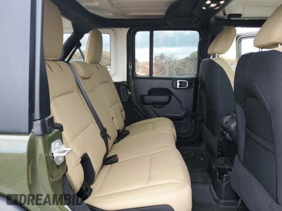 2022 Jeep Wrangler Unlimited Sport with VIN 1C4HJXDG2NW279018, listed as a Copart auction lot 87961135 with 11,015 mi miles and Salvage title. Bid and sale history available at DreamBid. Image 10.