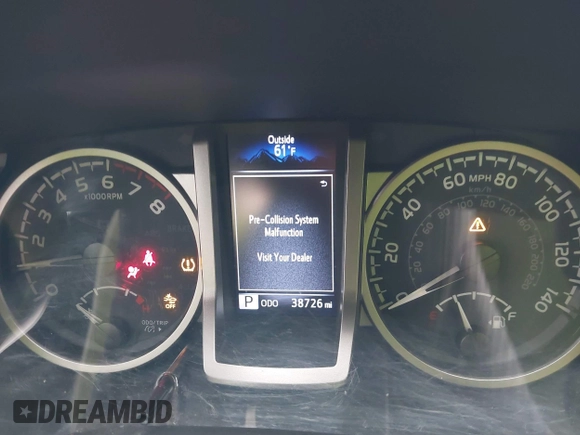 2022 Toyota Tacoma SR5 with VIN 3TMAZ5CN6NM183150, listed as a IAAI auction lot 42563528 with 38,726 mi miles and . Bid and sale history available at DreamBid. Image 7.