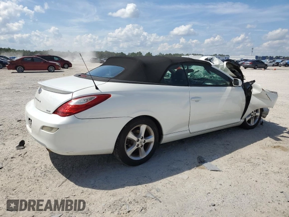 2008 Toyota Solara SE with VIN 4T1FA38P38U140781, listed as a Copart auction lot 72709094 with Not Provided miles and Salvage Title. Bid and sale history available at DreamBid. Image 3.