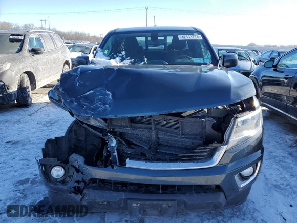2018 Chevrolet Colorado 4WD LT with VIN 1GCHTCEN2J1244289, listed as a Copart auction lot 42111775 with 72,689 mi miles and Salvage Title. Bid and sale history available at carsss.com. Image 5.