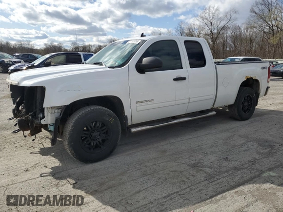 2013 GMC Sierra 1500 SLE with VIN 1GTR2VE74DZ347143, listed as a Copart auction lot 51798955 with 143,796 mi miles and Salvage Title. Bid and sale history available at DreamBid. Image 1.