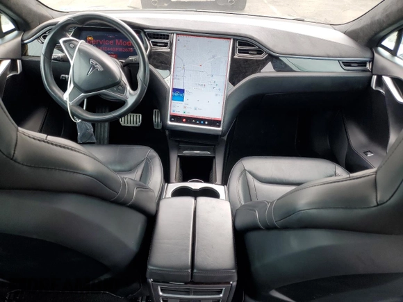 2016 Tesla Model S 90D with VIN 5YJSA1E44GF152673, listed as a Copart auction lot 50995495 with 69,439 mi miles and Salvage Title. Bid and sale history available at DreamBid. Image 8.