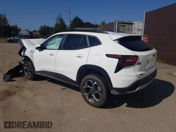2025 Chevrolet Trax LT with VIN KL77LHE25SC050423, listed as a Copart auction lot 71545744 with 0 mi miles and Non Repairable. Bid and sale history available at carsss.com. Image 2.