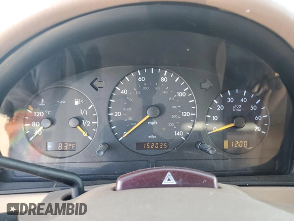 2001 Mercedes-Benz M-Class with VIN 4JGAB54E91A273561, listed as a Copart auction lot 72458374 with 152,035 mi miles and Clean Title. Bid and sale history available at carsss.com. Image 9.