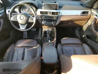 2017 BMW X1 xDrive28i with VIN WBXHT3C32H5F70488, listed as a Copart auction lot 47505115 with 0 mi miles and Salvage Title. Bid and sale history available at carsss.com. Image 8.
