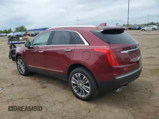 2017 Cadillac XT5 Premium Luxury AWD with VIN 1GYKNERSXHZ303283, listed as a Copart auction lot 58002925 with 55,867 mi miles and Clean title. Bid and sale history available at DreamBid. Image 2.