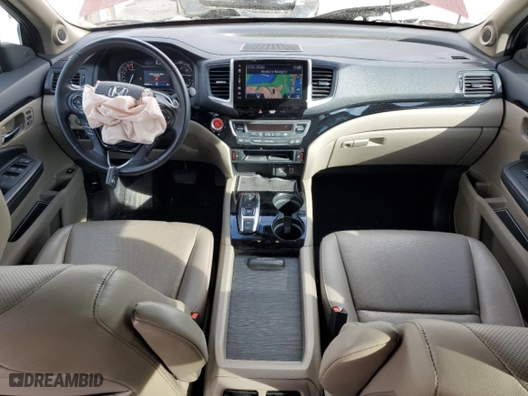 2020 Honda Ridgeline RTL-E with VIN 5FPYK3F76LB005283, listed as a Copart auction lot 43665005 with 28,284 mi miles and Salvage Title. Bid and sale history available at carsss.com. Image 8.