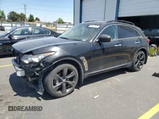 2011 Infiniti FX with VIN JN8BS1MW3BM760253, listed as a Copart auction lot 62412525 with Not provided miles and Salvage title. Bid and sale history available at DreamBid. Image 1.