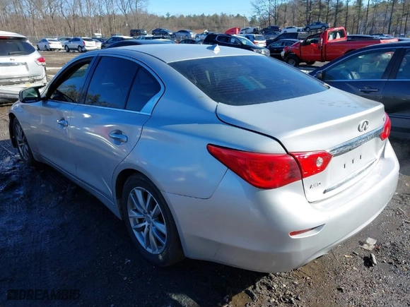 2017 Infiniti Q50 3.0t Premium with VIN JN1EV7AP3HM734280, listed as a IAAI auction lot 41607757 with 50,435 mi miles. Bid and sale history available at carsss.com. Image 3.