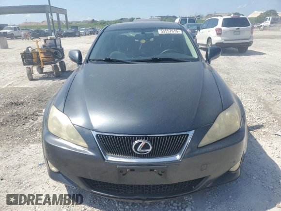 2006 Lexus IS 250 z VIN JTHBK262562017654, wystawiony jako Copart lot #55557615 z przebiegiem 188 537 mil mil oraz Szkoda całkowita • Salvage title. Historia ofert i sprzedaży dostępna na DreamBid. Obrazek 5.