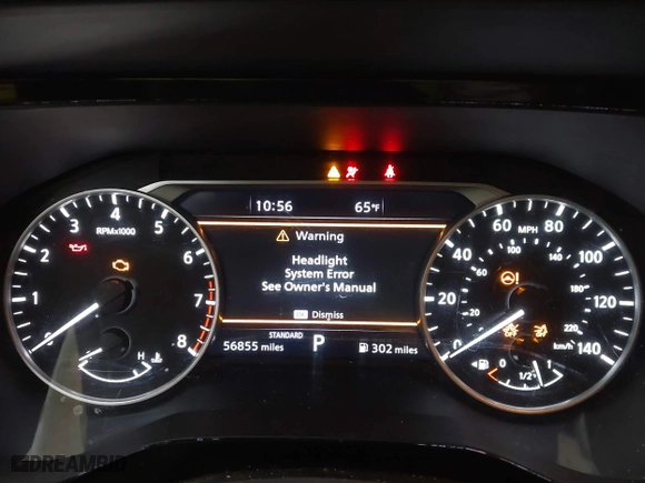 2022 Nissan Pathfinder SL with VIN 5N1DR3CBXNC244794, listed as a IAAI auction lot 41763895 with 56,855 mi miles. Bid and sale history available at carsss.com. Image 7.