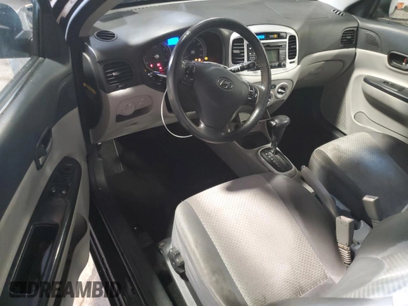 2010 Hyundai Accent SE with VIN KMHCN3AC8AU181637, listed as a Copart auction lot 63095135 with 195,945 mi miles and Salvage title. Bid and sale history available at DreamBid. Image 8.