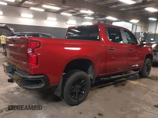 2021 Chevrolet Silverado 1500 Custom Trail Boss with VIN 1GCPYCEF1MZ386922, listed as a IAAI auction lot 41858403 with 61,155 mi miles and . Bid and sale history available at DreamBid. Image 4.