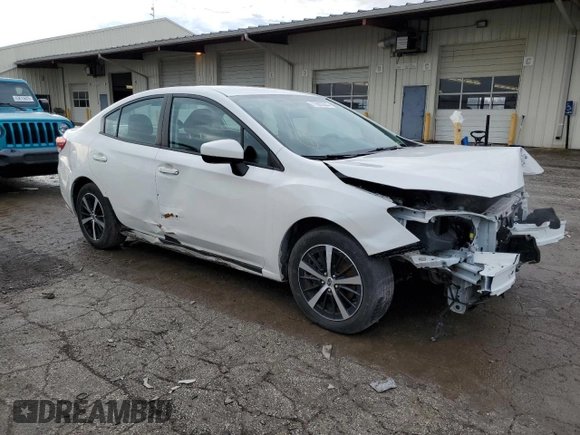 2023 Subaru Impreza Premium with VIN 4S3GKAV64P3600976, listed as a Copart auction lot 43716355 with 19,846 mi miles and Salvage title. Bid and sale history available at DreamBid. Image 4.