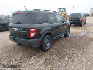 2024 Ford Bronco Sport Big Bend with VIN 3FMCR9B69RRE07414, listed as a IAAI auction lot 41180197 with 1,408 mi miles. Bid and sale history available at carsss.com. Image 4.