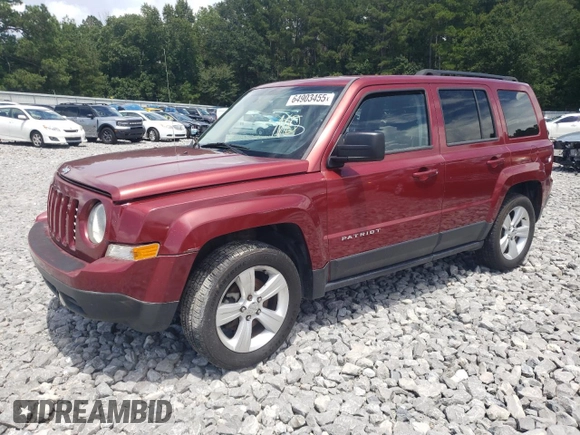 2016 Jeep Patriot High Altitude with VIN 1C4NJPFA5GD615125, listed as a Copart auction lot 64903455 with 185,156 mi miles and Clean title. Bid and sale history available at DreamBid. Image 1.
