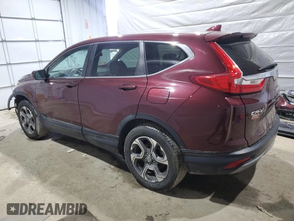 2018 Honda CR-V EX-L with VIN 7FARW2H89JE003899, listed as a Copart auction lot 47533495 with 116,416 mi miles and Salvage Title. Bid and sale history available at carsss.com. Image 2.