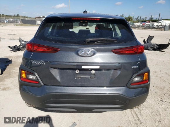 2021 Hyundai Kona SE with VIN KM8K1CAAXMU676089, listed as a Copart auction lot 41502065 with 17,324 mi miles and Non Repairable. Bid and sale history available at carsss.com. Image 6.