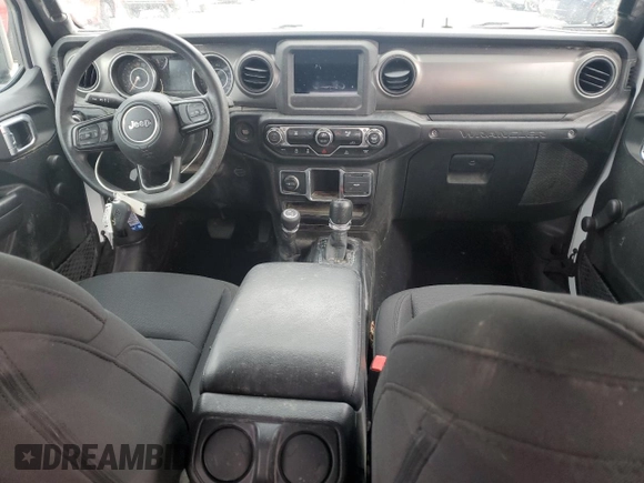 2023 Jeep Wrangler Sport S with VIN 1C4HJXDG9PW671495, listed as a Copart auction lot 78874964 with 14,586 mi miles and Salvage Title. Bid and sale history available at DreamBid. Image 8.