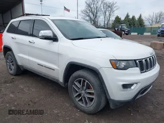2017 Jeep Grand Cherokee Limited with VIN 1C4RJFBG8HC734378, listed as a IAAI auction lot 41874811 with 158,749 mi miles. Bid and sale history available at carsss.com. Image 1.