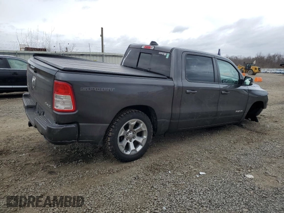 2020 Ram 1500 Big Horn with VIN 1C6SRFFT3LN213316, listed as a Copart auction lot 47585385 with 68,389 mi miles and Salvage Title. Bid and sale history available at carsss.com. Image 3.