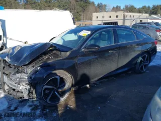 2018 Honda Accord Sedan Sport 1.5T with VIN 1HGCV1F39JA114596, listed as a IAAI auction lot 41466308 with 100,333 mi miles. Bid and sale history available at carsss.com. Image 15.