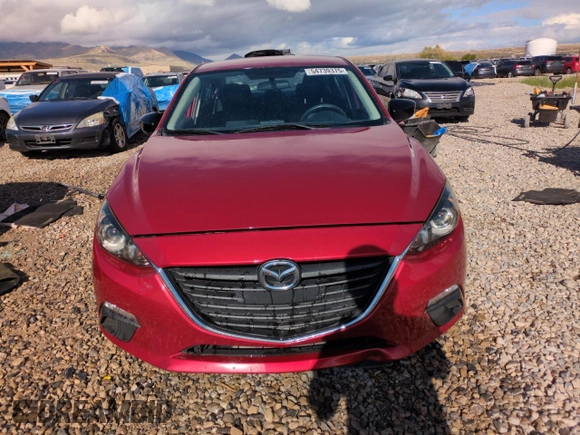2015 Mazda 3 i SV with VIN JM1BM1T72F1228385, listed as a Copart auction lot 54739375 with 94,322 mi miles and Salvage Title. Bid and sale history available at DreamBid. Image 5.