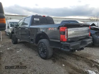 2024 Ford F-350 XL with VIN 1FT8W3BM0RED19434, listed as a Copart auction lot 81603354 with 2,601 mi miles and Salvage Title. Bid and sale history available at DreamBid. Image 2.