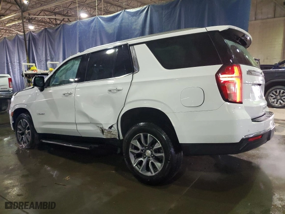 2023 Chevrolet Tahoe LT with VIN 1GNSCNKD0PR298284, listed as a Copart auction lot 48360885 with 55,452 mi miles and Clean Title. Bid and sale history available at carsss.com. Image 2.