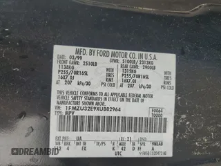 1999 Ford Explorer XLT z VIN 1FMZU32E9XUB82964, wystawiony jako Copart lot #44992695 z przebiegiem 192 408 mil mil oraz Szkoda całkowita • Salvage title. Historia ofert i sprzedaży dostępna na DreamBid. Obrazek 14.