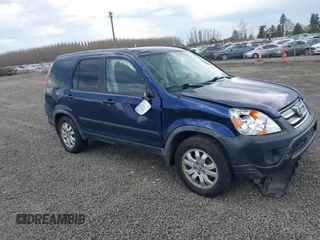 2005 Honda CR-V EX with VIN JHLRD78865C039845, listed as a IAAI auction lot 41885820 with 266,354 mi miles. Bid and sale history available at carsss.com. Image 1.