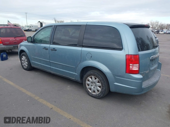 2008 Chrysler Town & Country LX with VIN 2A8HR44H18R652698, listed as a IAAI auction lot 41787323 with 199,163 mi miles. Bid and sale history available at carsss.com. Image 3.