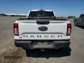 2024 Ford Ranger XL with VIN 1FTER4PH0RLE54615, listed as a Copart auction lot 61637625 with 10,099 mi miles and Salvage title. Bid and sale history available at DreamBid. Image 6.