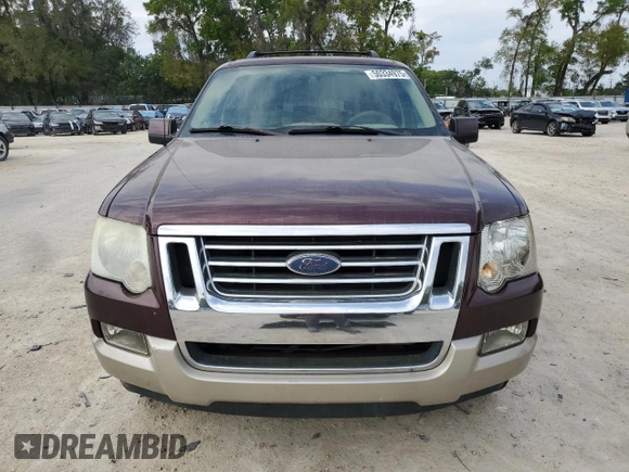 2006 Ford Explorer Eddie Bauer with VIN 1FMEU64866UA08498, listed as a Copart auction lot 50334975 with 186,415 mi miles and Salvage title. Bid and sale history available at DreamBid. Image 5.
