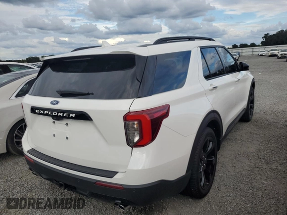 2024 Ford Explorer ST-Line with VIN 1FMSK7KH5RGA44414, listed as a Copart auction lot 74257654 with 0 mi miles and Non Repairable. Bid and sale history available at carsss.com. Image 3.