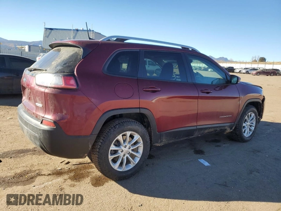 2021 Jeep Cherokee Latitude with VIN 1C4PJMCB3MD183344, listed as a Copart auction lot 88596035 with 28,201 mi miles and Salvage title. Bid and sale history available at DreamBid. Image 3.
