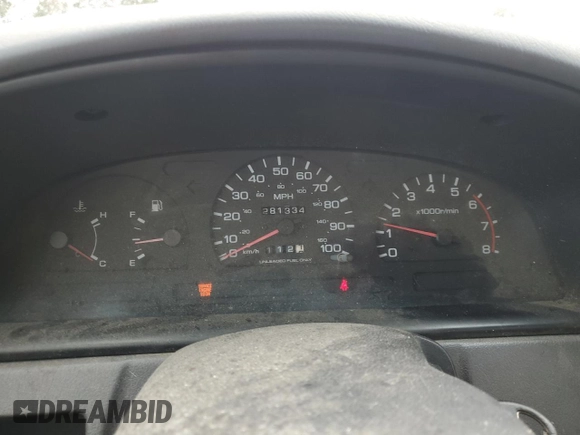 1997 Nissan Frontier XE with VIN 1N6SD16S3VC387903, listed as a Copart auction lot 43773245 with 281,334 mi miles and Salvage title. Bid and sale history available at DreamBid. Image 9.