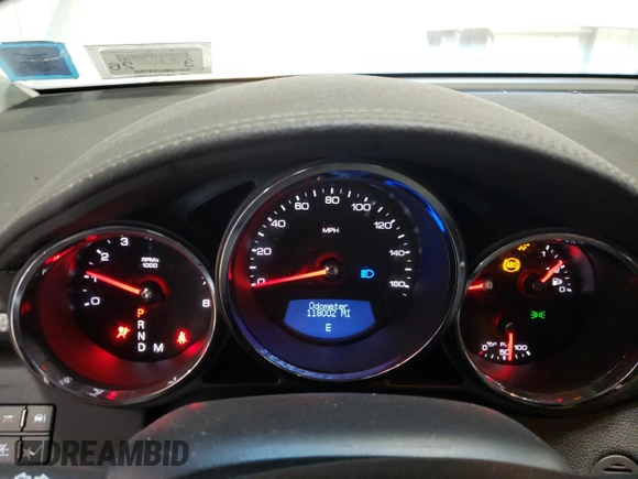 2010 Cadillac CTS Sedan with VIN 1G6DC5EG8A0149515, listed as a Copart auction lot 48937245 with 118,002 mi miles and Salvage Title. Bid and sale history available at carsss.com. Image 9.