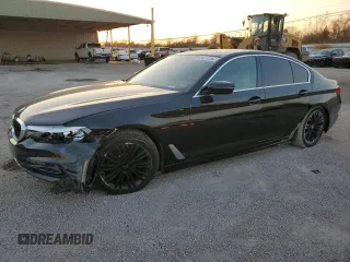 2019 BMW 5 Series 530i with VIN WBAJA5C5XKWW08160, listed as a Copart auction lot 47485675 with 57,909 mi miles and Clean Title. Bid and sale history available at carsss.com. Image 1.